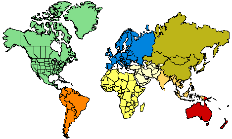World Map United Kingdom